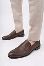 Chaussures classiques pour hommes Muggo H040 en cuir véritable