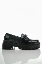 Mocassins Muggo SAMANTHA pour femmes, semelle épaisse, boucle, chaussures décontractées pour tous les jours