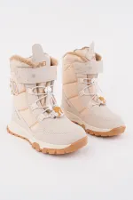 Bottes Muggo Twinkle pour filles, doublées de fourrure, à lacets et fermeture velcro