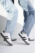 Muggo GORDON Unisex Ortopedik Günlük Garantili Bağcıklı Yürüyüş Koşu Sneaker Spor Ayakkabı