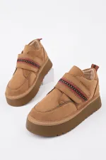 Muggo DAPHNE Thick Sole Velcro Kids' Winter Mini Boots