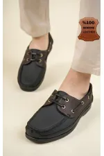 Muggo MİLLER Garantili Hakiki Deri Erkek Günlük Klasik Casual Ayakkabı