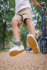 Chaussures de sport décontractées pour enfants Muggo RABIDS à motifs velcro