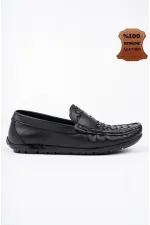 Chaussures décontractées pour hommes Muggo WOLTZ en cuir véritable classique garanti