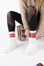 Muggo FROSTY Kadın Kürklü Yağmur Ve Kar Botu