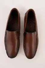 Muggo WILLS Genuine Leather Laceless Men's Casual Classic Loafer Shoes