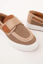 Muggo RABIDS Velcro Patterned Casual Kids' Sneaker Sports Shoes