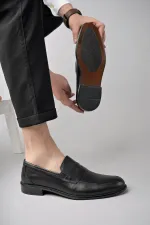 Muggo H0140 Chaussures décontractées classiques pour hommes en cuir véritable, garanties