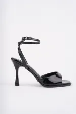 Muggo CHARLOT Women's Ankle Strap Stiletto Heel Shoes