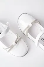 Ballerines Muggo UNICORN pour filles, semelle orthopédique légère, ornées de strass et fermeture velcro, garanties pour tous les jours.