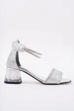 Chaussures à talons courts pailletées à bride cheville pour filles Muggo NOŞA