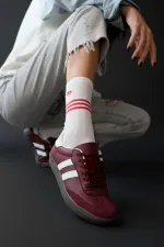 Muggo DORGO Kadın Günlük Bağcıklı Yürüyüş Koşu Sneaker Spor Ayakkabı