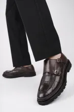 Chaussures orthopédiques décontractées pour hommes Muggo DIEGO Classic en cuir véritable