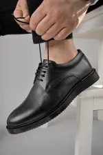 Chaussures décontractées classiques en cuir véritable pour hommes Muggo Mendy, garanties