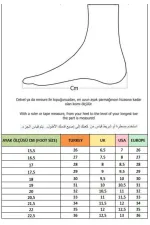 Muggo KENZİE Kelebek Detaylı Bilekten Bağlamalı Kız Çocuk Kısa Topuklu Ayakkabı