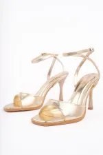 Muggo CHARLOT Women's Ankle Strap Stiletto Heel Shoes