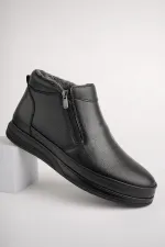 Muggo DAVILA Guaranteed Double Zip Fur-Lined Men's Boots