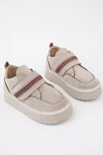 Bottes d'hiver miniatures pour enfants Muggo DAPHNE à semelle épaisse et scratch