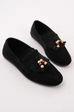 Muggo FAWN Colorful Beaded Detail Women's Casual Loafer Shoes Muggo FAWN Colorful Beaded Detail Women's Casual Loafer Shoes