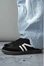 Muggo GARCİA Garantili Unisex Ortopedik Günlük Bağcıklı Yürüyüş Koşu Sneaker Spor Ayakkabı