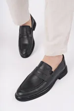 Chaussures classiques décontractées pour hommes Muggo EUPHO en cuir véritable