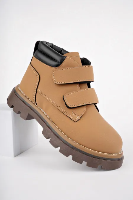 Bottes Muggo GADGET pour enfants, unisexes, confortables et résistantes au froid, avec fermeture velcro.