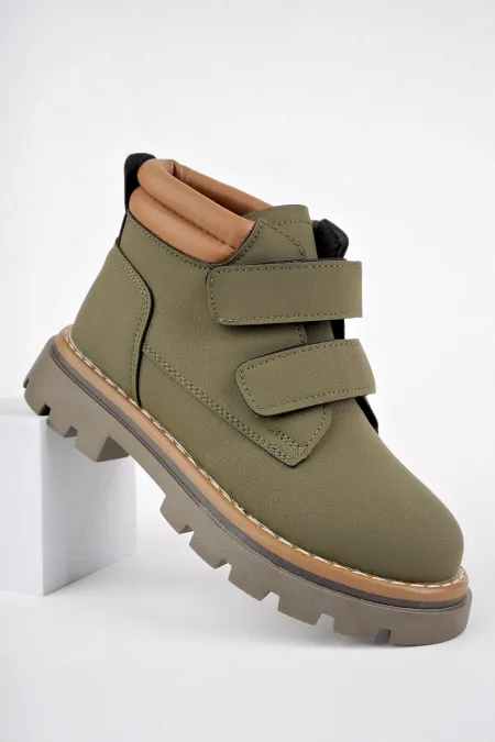 Bottes Muggo GADGET pour enfants, unisexes, confortables et résistantes au froid, avec fermeture velcro.