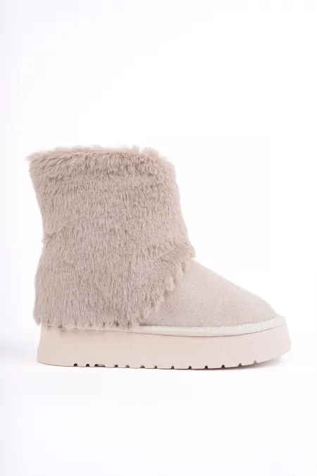 Bottes d'hiver miniatures pour enfants Muggo COZY à semelle épaisse et doublure en fourrure