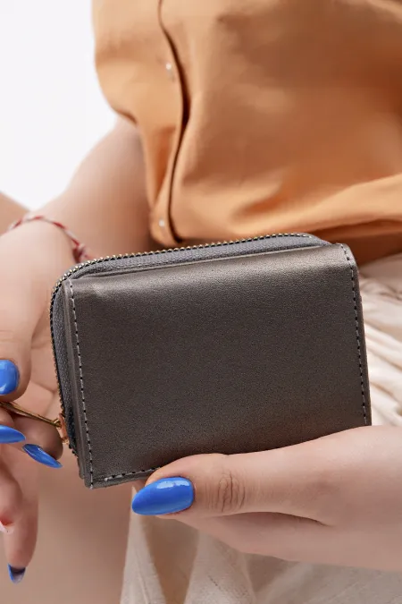 Muggo LİTTLE Bozuk & Kağıt Para Bölmeli Fermuarlı Kartlık Kadın Cüzdan