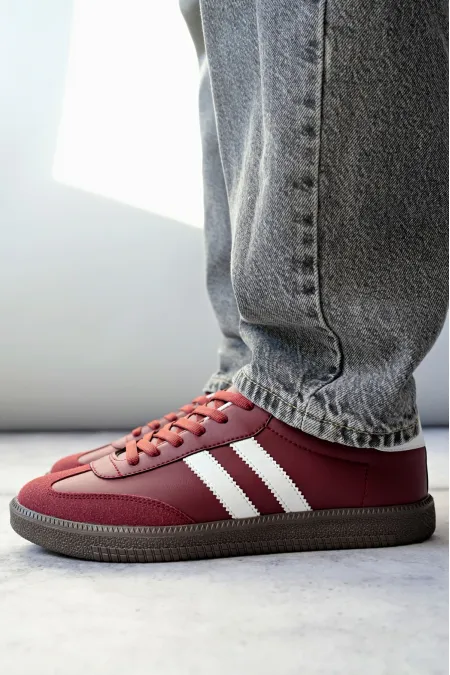 Muggo GORDON Unisex Ortopedik Günlük Garantili Bağcıklı Yürüyüş Koşu Sneaker Spor Ayakkabı