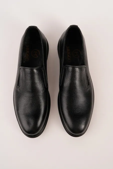 Muggo DIMITROV Genuine Leather Laceless Men's Classic Casual Shoes