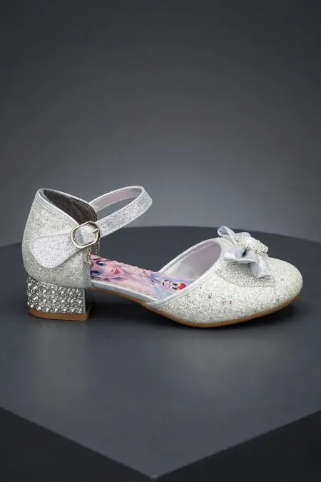 Chaussures habillées à talons hauts pour filles Muggo DIANCIE avec nœud pailleté