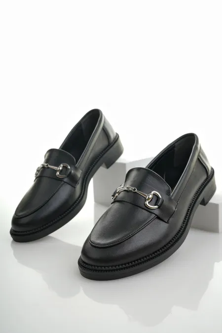 Mocassins décontractés pour femmes Muggo SUSSIE avec boucle métallique garantie