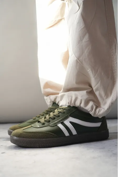 Muggo GARCİA Garantili Unisex Ortopedik Günlük Bağcıklı Yürüyüş Koşu Sneaker Spor Ayakkabı