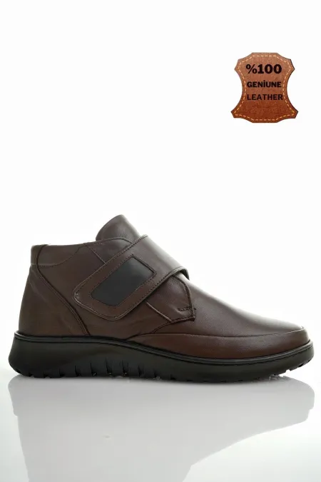 Bottes pour femmes Muggo en cuir véritable avec semelle orthopédique et éperon du talon, garanties médicalement