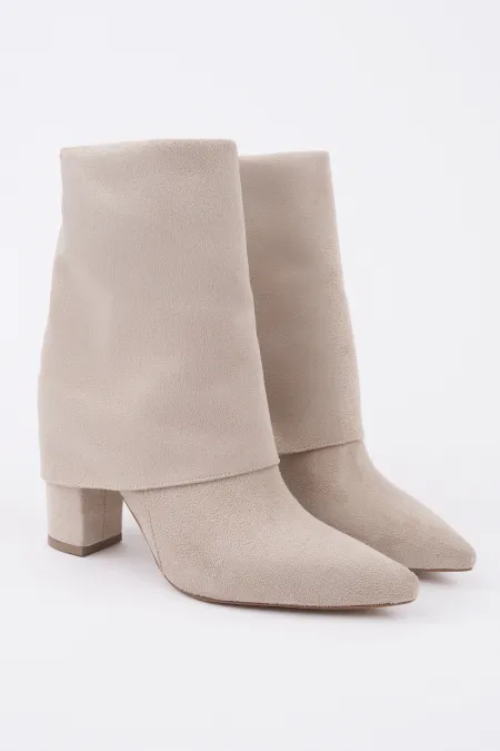 Bottes Muggo IMPERA à bout pointu, talon épais et fermeture éclair pour femmes