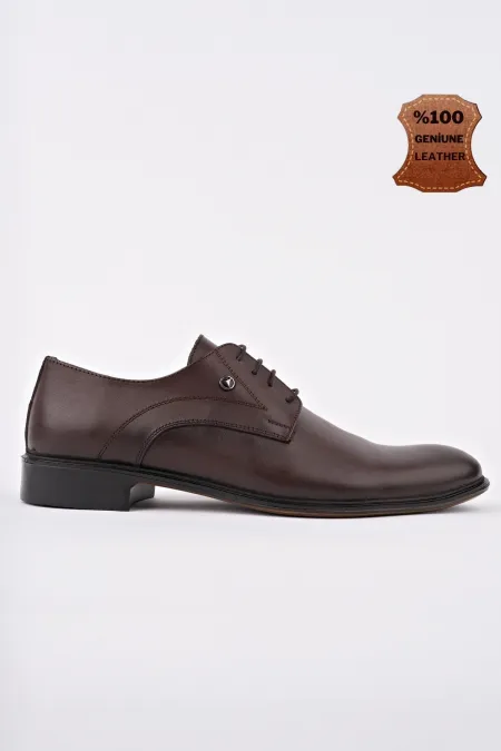 Chaussures classiques pour hommes Muggo H043 en cuir véritable