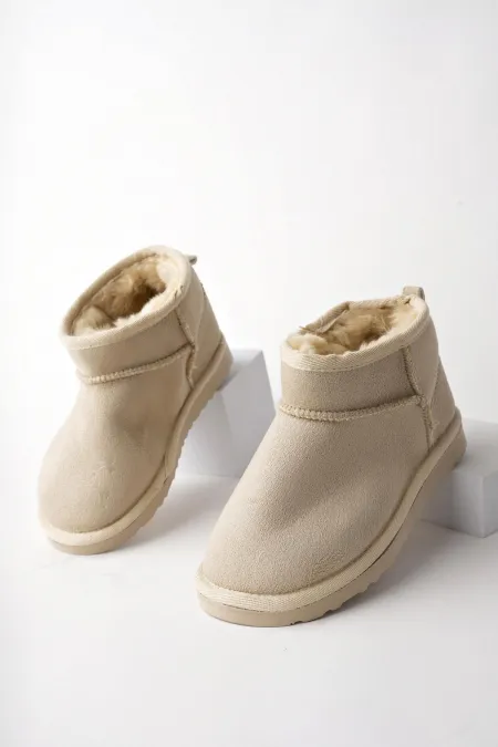 Bottines Muggo SNOW Guaranteed pour enfants, unisexes, à semelle épaisse et doublure en fourrure, idéales au quotidien.