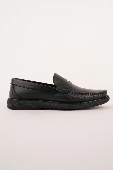 Muggo GENTZ Genuine Leather Comfortable Sole Men's Casual Classic Loafer Shoes