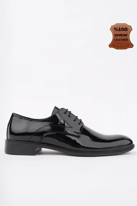 Chaussures classiques pour hommes Muggo H043 en cuir véritable