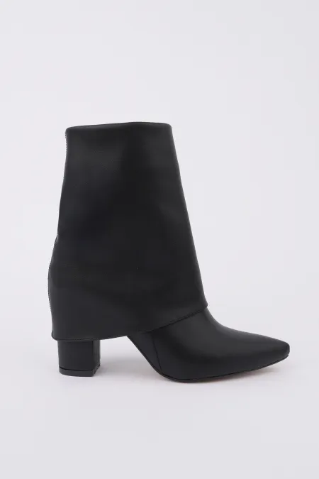 Bottes Muggo IMPERA à bout pointu, talon épais et fermeture éclair pour femmes