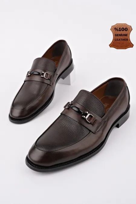 Chaussures orthopédiques classiques décontractées en cuir véritable Muggo BONDY pour hommes