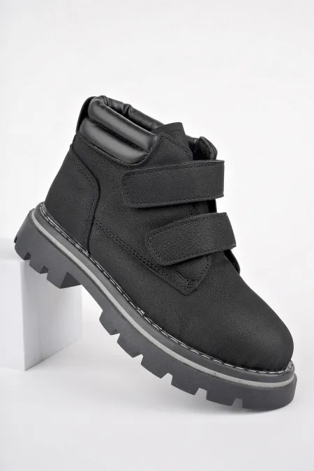 Bottes Muggo GADGET pour enfants, unisexes, confortables et résistantes au froid, avec fermeture velcro.