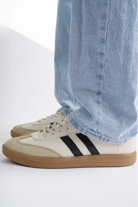 Muggo GORDON Unisex Ortopedik Günlük Garantili Bağcıklı Yürüyüş Koşu Sneaker Spor Ayakkabı