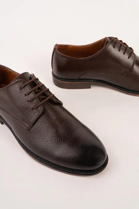 Muggo MATHEW Genuine Leather Lace-up Men's Classic Casual Shoes