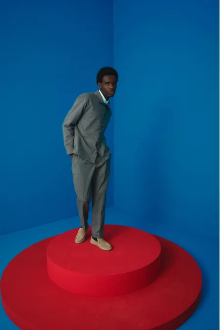 Muggo DENZEL Chaussures pour hommes classiques, confortables et orthopédiques, sans lacets, en cuir véritable, garanties pour tous les jours