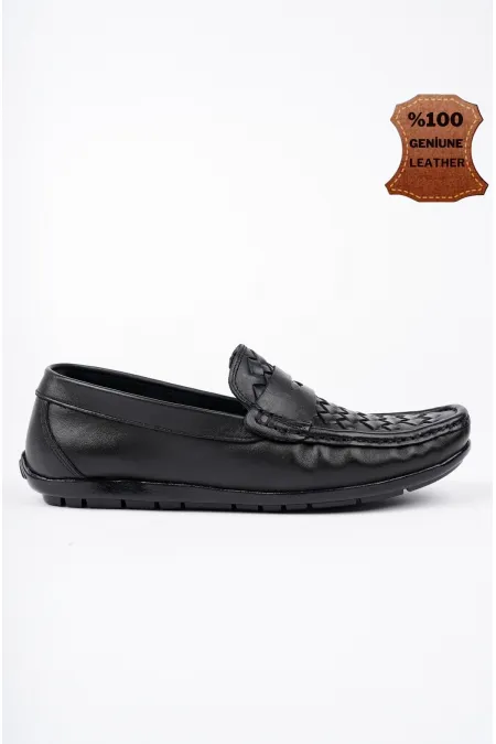 Chaussures décontractées pour hommes Muggo WOLTZ en cuir véritable classique garanti