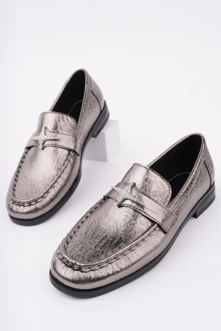 Muggo ARROW Buckle Women's Casual Loafer Shoes