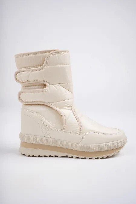 Bottes de pluie et de neige Muggo Bunny Guaranteed pour enfants, doublées de fourrure et à scratch