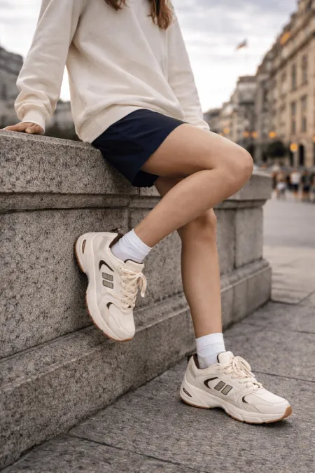 Chaussures de sport décontractées à lacets et semelle épaisse Muggo SHIFT pour femmes